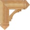 Ekena Millwork Merced Arts & Crafts Rough Sawn Bracket, Western Red Cedar, 6"W x 20"D x 20"H BKT06X20X20MRC03RWR - alternate 3